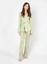 Patrizia Pepe Marynarka | 8S0451/A210 | Kobieta | Zielony. Zielone marynarki i żakiety Patrizia Pepe, s, z aplikacjami, z elastanu, eleganckie, bez ramiączek. W wyprzedaży za 649.00 zł.