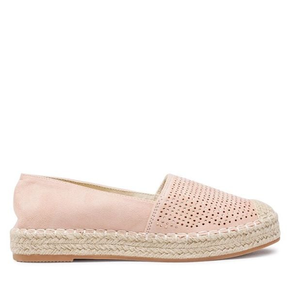 Espadryle Jenny Fairy. Czerwone espadryle Jenny Fairy, bez wzorów, bez obcasa. Za 99.99 zł.