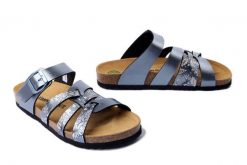 DR. BRINKMANN 700701-09 anthrazit, klapki damskie. Szare klapki Dr. Brinkmann, bez wzorów, bez obcasa, bez zapięcia. Za 204.90 zł.