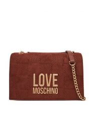 LOVE MOSCHINO Torebka JC4122PP0NKB120A Brązowy. Brązowe torebki klasyczne Love Moschino, bez wzorów, ze skóry, bez dodatków. Za 679.99 zł.