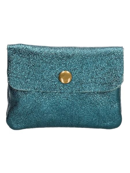 Charm Portfel "Elisa" w kolorze niebieskim - 11 x 1,5 x 7,5 cm rozmiar: onesize. Niebieskie portfele Charm, bez wzorów, z materiału. Za 56.79 zł.