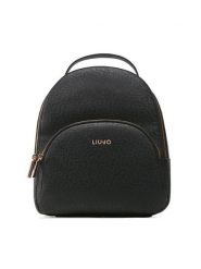 Liu Jo Plecak M Backpack AXX009 E0087 Czarny. Czarne plecaki Liu Jo, bez wzorów, ze skóry, bez dodatków. Za 409.99 zł.