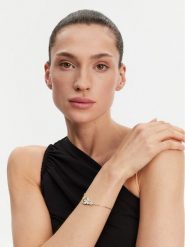 Guess Bransoletka JUBB05 106JW Złoty. Żółte bransoletki Guess, metalowe. Za 199.99 zł.
