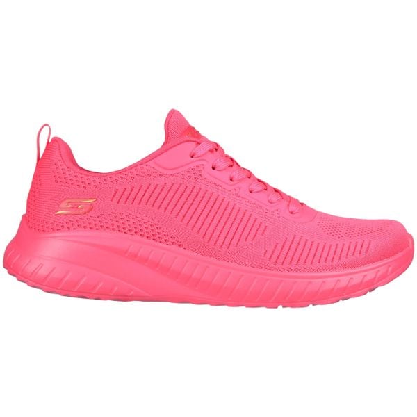 Buty damskie SKECHERS Bobs Squad Chaos Cool Rythms. Czerwone buty do biegania Skechers, bez wzorów, bez zapięcia, do biegania, skechers sport. Za 219.99 zł.
