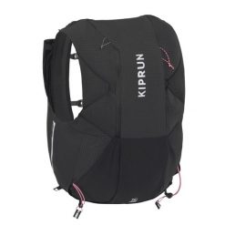 Plecak do biegania w terenie unisex Kiprun 15 l. Czarne plecaki KIPRUN, bez wzorów, duże, bez dodatków. Za 399.99 zł.