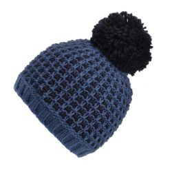 Damska Czapka Dalary Bobble. Niebieskie czapki zimowe Regatta, bez wzorów, sportowe. Za 30.99 zł.