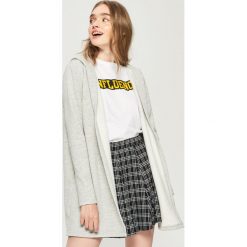 Długa bluza z kapturem - Jasny szar. Bluzy marki INOVIK. Za 59.99 zł.
