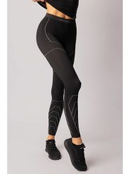 Spaio Legginsy termiczne "Rapid" w kolorze czarno-szarym rozmiar: XL. Czarne legginsy Spaio, xl, bez wzorów, z materiału, outdoorowe. Za 86.99 zł.