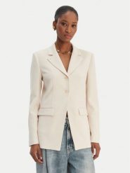 Patrizia Pepe Marynarka 8S0559/A6F5-W409 Écru Regular Fit. Marynarki i żakiety Patrizia Pepe, s, bez wzorów, z syntetyku, bez ramiączek. Za 1,859.00 zł.