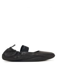 Calvin Klein Baleriny Ballet Sneaker Mj Lth HW0HW03308 Czarny. Czarne baleriny Calvin Klein, bez wzorów, ze skóry, bez obcasa, bez zapięcia. Za 409.99 zł.