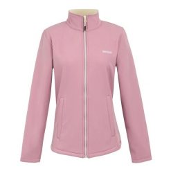 Damska wiatrówka Regatta Connie V. Czerwone kurtki przeciwdeszczowe Regatta, bez wzorów, z softshellu, bez kaptura, trekkingowe. Za 252.00 zł.