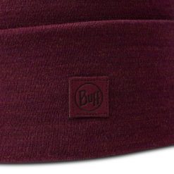 Czapka zimowa z wełny merino heavyweight. Zielone czapki zimowe Buff, bez wzorów, z wełny. Za 169.90 zł.
