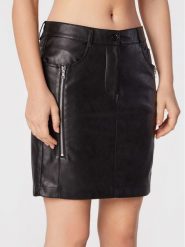 Marc Aurel Spódnica z imitacji skóry 2255 2020 92699 Czarny Regular Fit. Czarne spódnice Marc Aurel, bez wzorów, ze skóry. Za 439.99 zł.