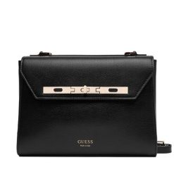 Torebka Guess. Czarne listonoszki Guess, z aplikacjami, bez dodatków. Za 1,529.00 zł.