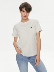 Wrangler T-Shirt 112350191 Écru Regular Fit. T-shirty Wrangler, xs, bez wzorów, z bawełny, bez kołnierzyka, bez ramiączek. Za 79.99 zł.