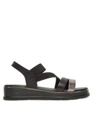 Lasocki Sandały RST-HANA-01 Czarny. Czarne sandały Lasocki, bez wzorów, ze skóry, bez obcasa, na płaskiej podeszwie, bez zapięcia. Za 159.99 zł.