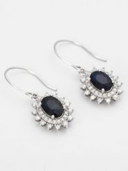 CARATELLI Złote kolczyki "Stellaire" z diamentami rozmiar: onesize. Niebieskie kolczyki CARATELLI, z diamentem, złote. Za 2,103.57 zł.