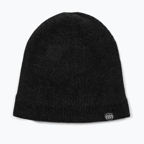 Czapka zimowa Pitbull Beanie Pitbull Hansel. Czarne czapki zimowe PITBULL, bez wzorów, z materiału, sportowe. Za 49.99 zł.