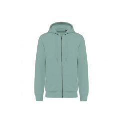 Ekologiczna rozpinana bluza z kapturem Kariban French Terry. Zielone bluzy z kapturem KARIBAN, l, bez wzorów, z bawełny, z kapturem. Za 151.50 zł.
