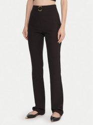 Just Cavalli Spodnie materiałowe 79PAA131 N0626 Czarny Flare Fit. Czarne spodnie materiałowe Just Cavalli, bez wzorów, z materiału. Za 899.99 zł.