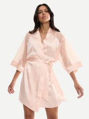 Triumph Szlafrok A Weekend To Remember 10227185 Beżowy. Brązowe szlafroki damskie Triumph, bez wzorów, z syntetyku, bez ramiączek. Za 199.99 zł.