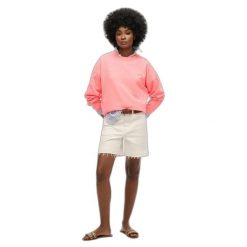 Bluza damska Superdry Essential. Brązowe bluzy bez kaptura Superdry, bez wzorów, bez kaptura. Za 240.30 zł.