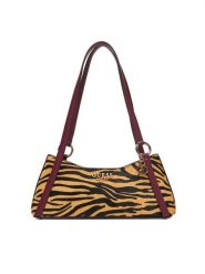 Guess Torebka HWZG75 29180 Beżowy. Brązowe torebki klasyczne Guess, z aplikacjami, ze skóry, bez dodatków. Za 539.99 zł.
