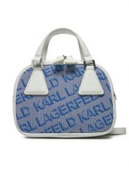 KARL LAGERFELD Torebka 231W3030 Niebieski. Niebieskie torebki klasyczne KARL LAGERFELD, bez wzorów, z materiału, bez dodatków. Za 1,429.00 zł.