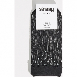 Skarpetki kabaretki - Czarny. Skarpetki marki Sinsay. W wyprzedaży za 7.99 zł.