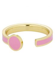 Design Letters Pozłacany pierścionek "Dot" rozmiar: onesize. Różowe pierścionki Design Letters, pozłacane. Za 73.99 zł.