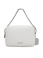 MICHAEL Michael Kors Torebka 32S5SYTC5V Biały. Białe listonoszki MICHAEL Michael Kors, bez wzorów, z materiału, bez dodatków. Za 539.99 zł.