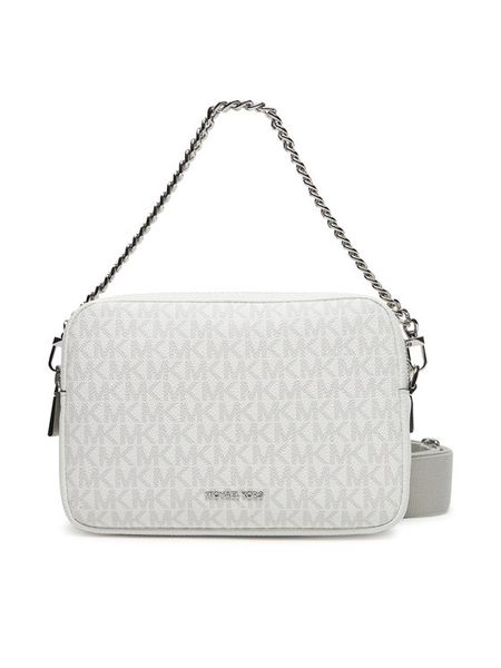 MICHAEL Michael Kors Torebka 32S5SYTC5V Biały. Białe listonoszki MICHAEL Michael Kors, bez wzorów, z materiału, bez dodatków. Za 539.99 zł.