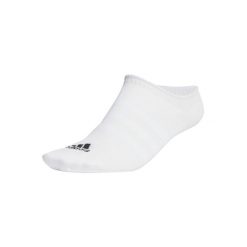 Adidas Skarpety Thin 3-Pack Ht3463. Białe skarpetki adidas, bez wzorów, z materiału. Za 51.00 zł.