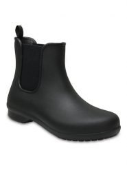 Crocs Sztyblety "Freesail" w kolorze czarnym rozmiar: 33/34. Czarne buty sportowe lifestyle Crocs, bez wzorów, sportowe, bez zapięcia. Za 87.40 zł.