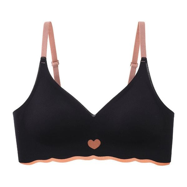 Biustonosz bezszwowy bez fiszbin na co dzień AnnaDiane. Czarne biustonosze Intica, bez wzorów, z materiału. Za 59.00 zł.