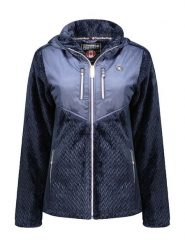 Canadian Peak Kurtka polarowa "Urenaeak" w kolorze granatowym rozmiar: L. Niebieskie kurtki Canadian Peak, l, bez wzorów, z materiału, bez kaptura. Za 152.45 zł.