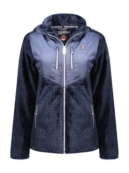 Canadian Peak Kurtka polarowa "Urenaeak" w kolorze granatowym rozmiar: S. Niebieskie kurtki Canadian Peak, s, bez wzorów, z materiału, bez kaptura. Za 161.34 zł.