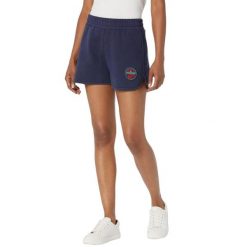 Spodenki sportowe damskie Superdry Vintage Colegiate. Czerwone szorty sportowe Superdry, bez wzorów, z bawełny. Za 160.00 zł.