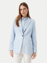Tommy Hilfiger Marynarka WW0WW39977 Błękitny Regular Fit. Niebieskie marynarki i żakiety Tommy Hilfiger, bez wzorów, z wiskozy, bez ramiączek. Za 689.99 zł.