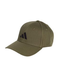 Czapka New Logo Baseball. Brązowe czapki z daszkiem adidas, bez wzorów, z bawełny, klasyczne. Za 82.99 zł.