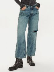 ONLY Jeansy 15329945 Niebieski Wide Leg. Niebieskie jeansy ONLY, bez wzorów, z bawełny. Za 149.99 zł.
