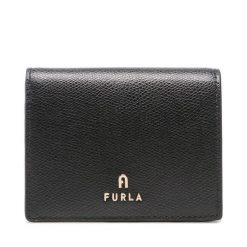Mały Portfel Damski Furla. Czarne portfele Furla, bez wzorów. Za 619.99 zł.