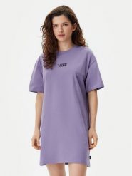 Vans Sukienka codzienna Center Vee VN0A4RU2 Fioletowy Oversize. Fioletowe sukienki Vans, na co dzień, s, bez wzorów, z bawełny, bez kołnierzyka, bez ramiączek, oversize. Za 129.99 zł.