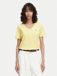 Beverly Hills Polo Club T-Shirt P-SS26W-TS5165188 Żółty Regular Fit. Żółte t-shirty Beverly Hills Polo Club, xs, bez wzorów, z bawełny, bez kołnierzyka, bez ramiączek. Za 139.99 zł.