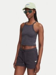 Roxy Top As I Am ERJKT04278 Szary ciemny Slim Fit. Szare topy Roxy, l, bez wzorów, z bawełny, bez kołnierzyka, bez ramiączek. Za 109.99 zł.