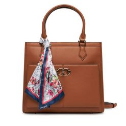Torebka Aldo. Brązowe torebki klasyczne Aldo, bez wzorów, klasyczne, bez dodatków. Za 279.99 zł.