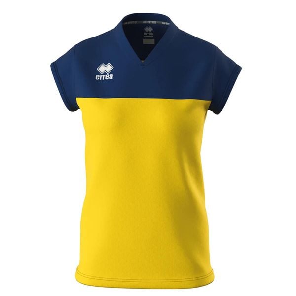 Koszulka damska Errea Bessy. Żółte t-shirty sportowe ERREA, m, bez wzorów, z dżerseju, bez ramiączek, na fitness i siłownię. Za 205.99 zł.