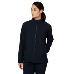 Kurtka uniwersalna damska Helly Hansen Paramont Softshell Jacket W. Niebieskie kurtki przejściowe sportowe Helly Hansen, l, bez wzorów, z softshellu, bez kaptura, trekkingowe. W wyprzedaży za 481.15 zł.