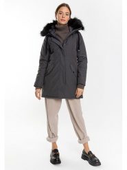 Northwood Parka "Liz" w kolorze antracytowym rozmiar: M. Czarne płaszcze Northwood, m, bez wzorów, bez kaptura. Za 274.75 zł.