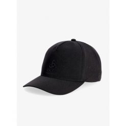 Czapka z daszkiem Odlo Performance Snapback Cap. Czarne czapki z daszkiem ODLO, bez wzorów, sportowe. Za 98.99 zł.